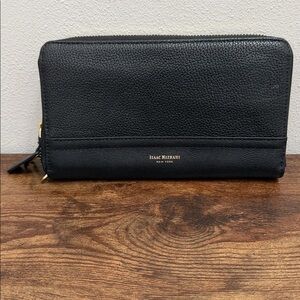 Isaac Mizrahi black wallet